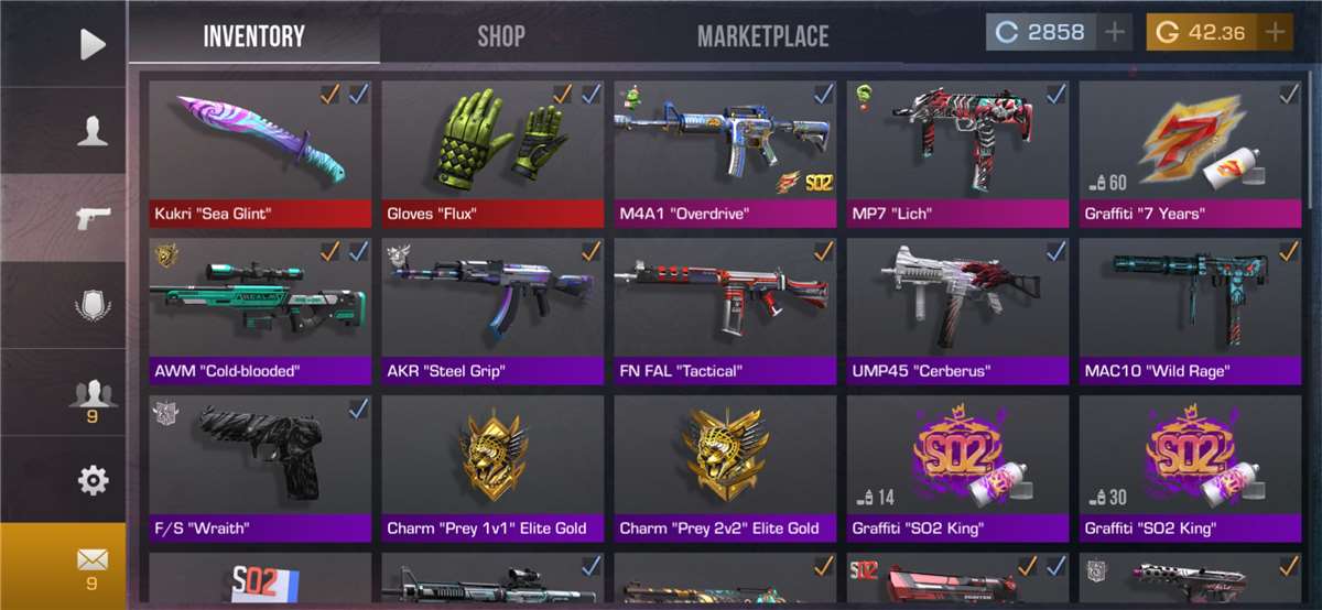 Standoff 2 Acc | 145 lvl | Knife + Gloves |
